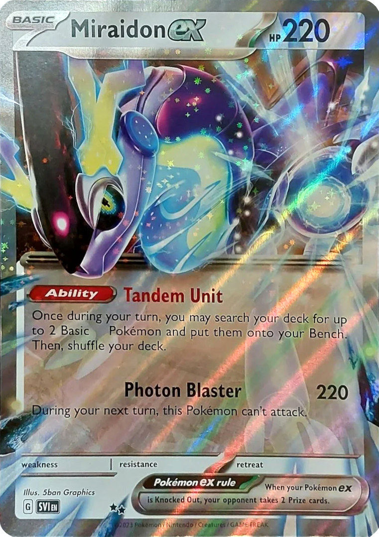 Miraidon ex (Unnumbered) (Jumbo Card) [Scarlet & Violet: Base Set] | Exor Games Summserside