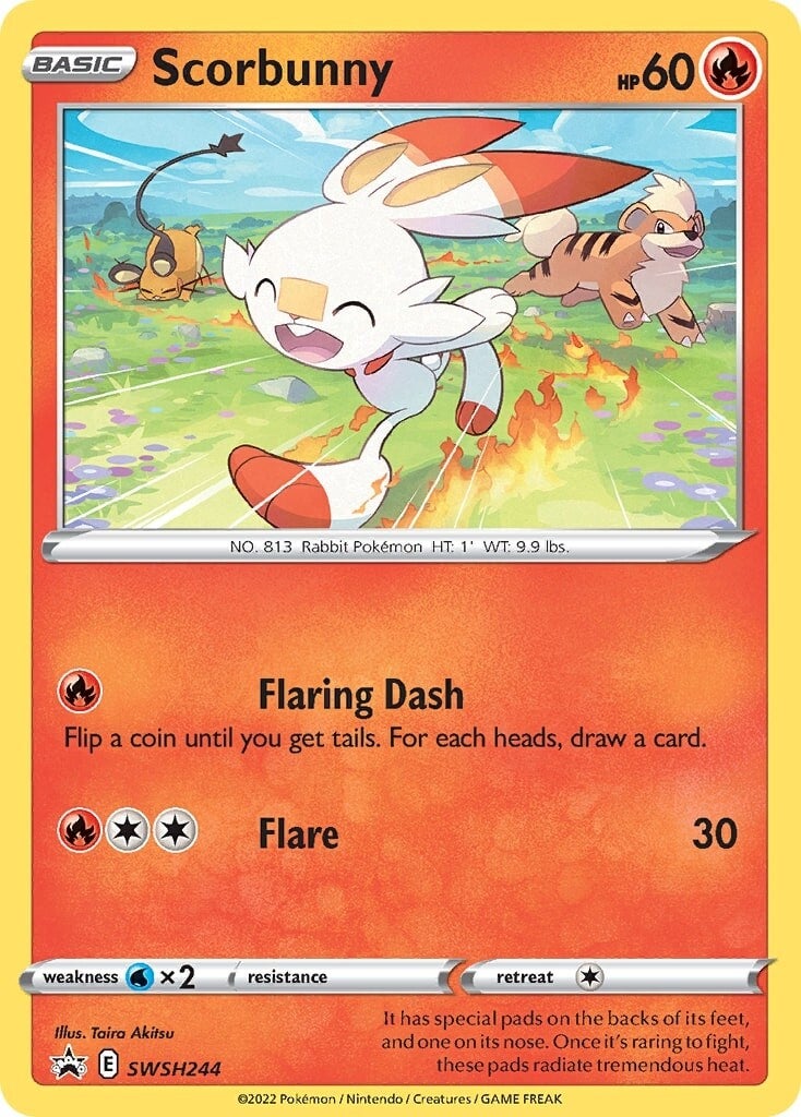Scorbunny (SWSH244) [Sword & Shield: Black Star Promos] | Exor Games Summserside