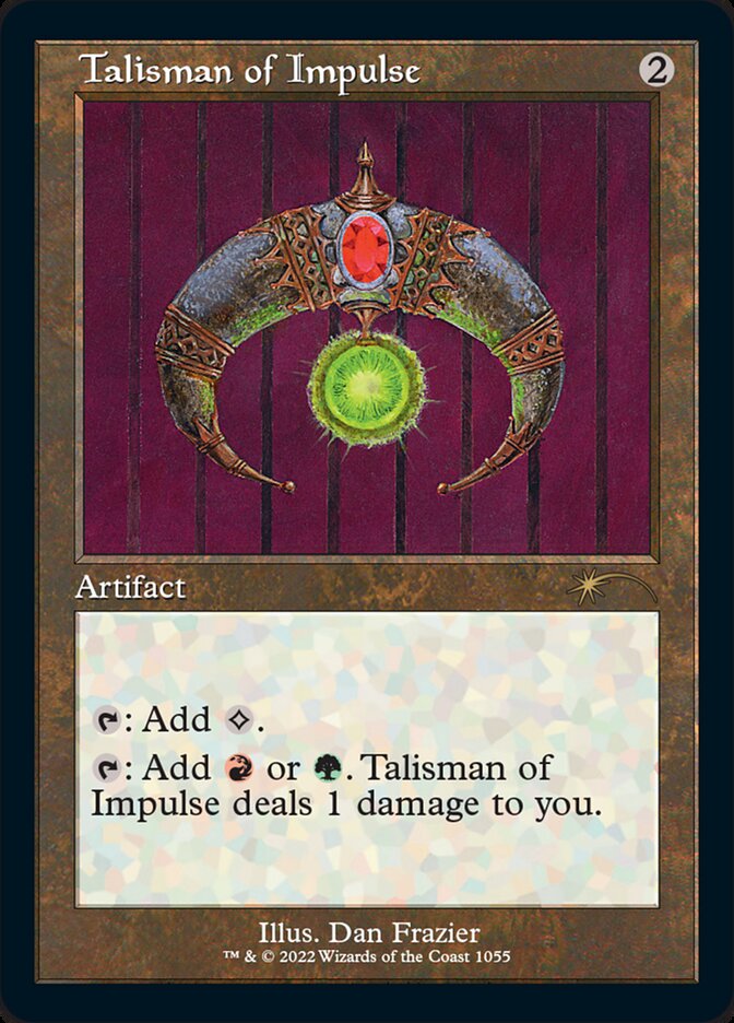 Talisman of Impulse (Foil Etched) [Secret Lair Drop Series] | Exor Games Summserside