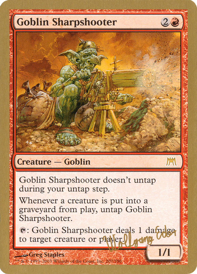 Goblin Sharpshooter (Wolfgang Eder) [World Championship Decks 2003] | Exor Games Summserside