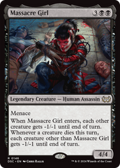 Massacre Girl [Duskmourn: House of Horror Commander] | Exor Games Summserside