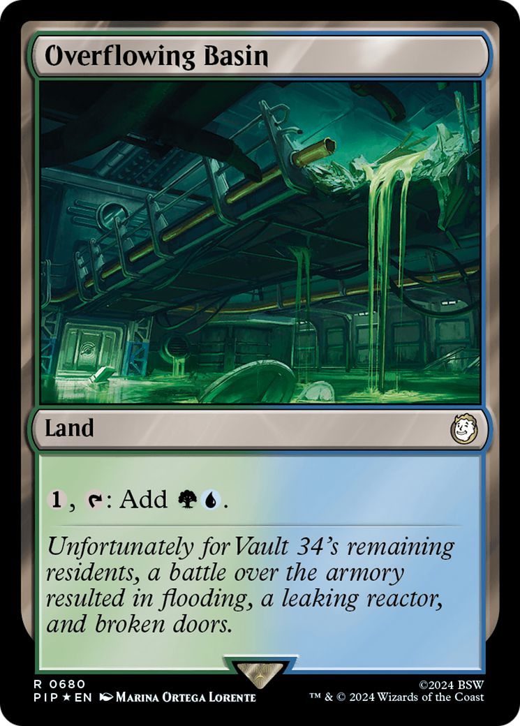 Overflowing Basin (Surge Foil) [Fallout] | Exor Games Summserside
