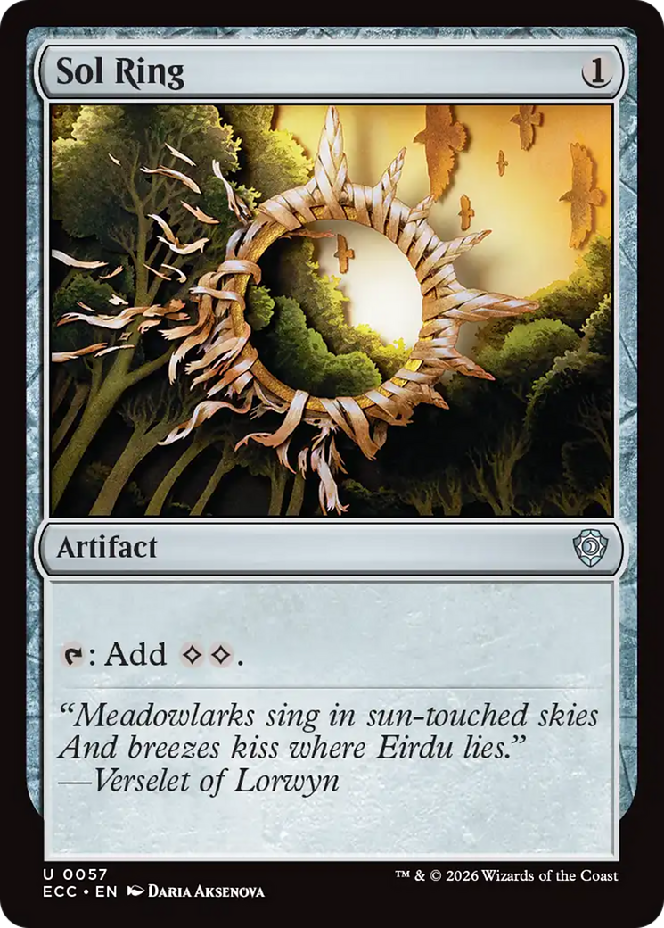 Sol Ring (0057) [Lorwyn Eclipsed Commander] | Exor Games Summserside