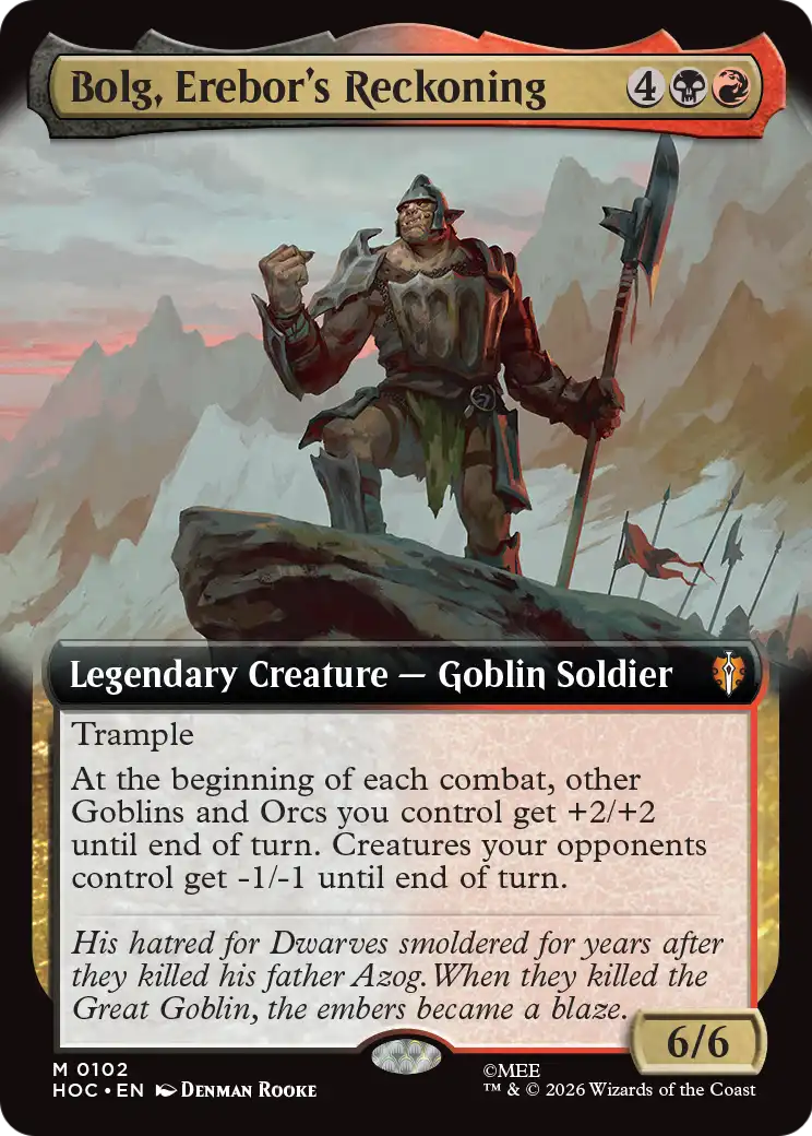 Bolg, Erebor's Reckoning (Extended Art) [The Hobbit: Eternal-Legal] | Exor Games Summserside