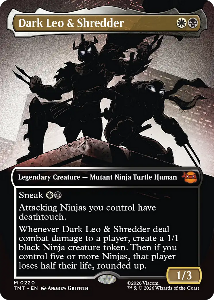 Dark Leo & Shredder (Borderless) [Teenage Mutant Ninja Turtles] | Exor Games Summserside