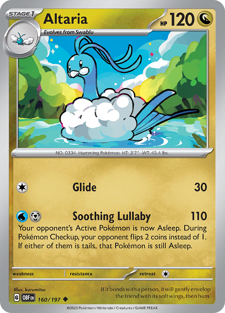 Altaria (160/197) [Scarlet & Violet: Obsidian Flames] | Exor Games Summserside