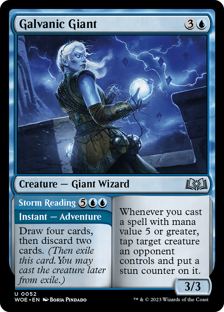 Galvanic Giant // Storm Reading [Wilds of Eldraine] | Exor Games Summserside