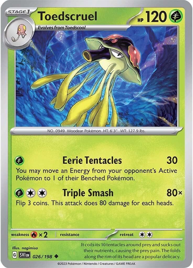 Toedscruel (026/198) [Scarlet & Violet: Base Set] | Exor Games Summserside