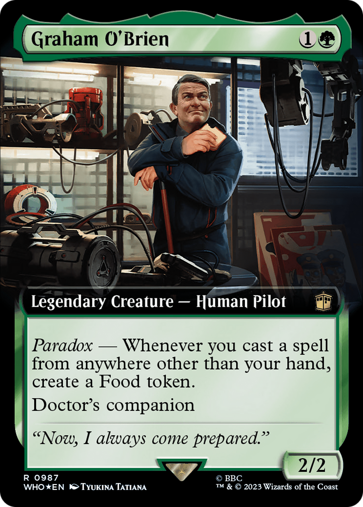 Graham O'Brien (Extended Art) (Surge Foil) [Doctor Who] | Exor Games Summserside