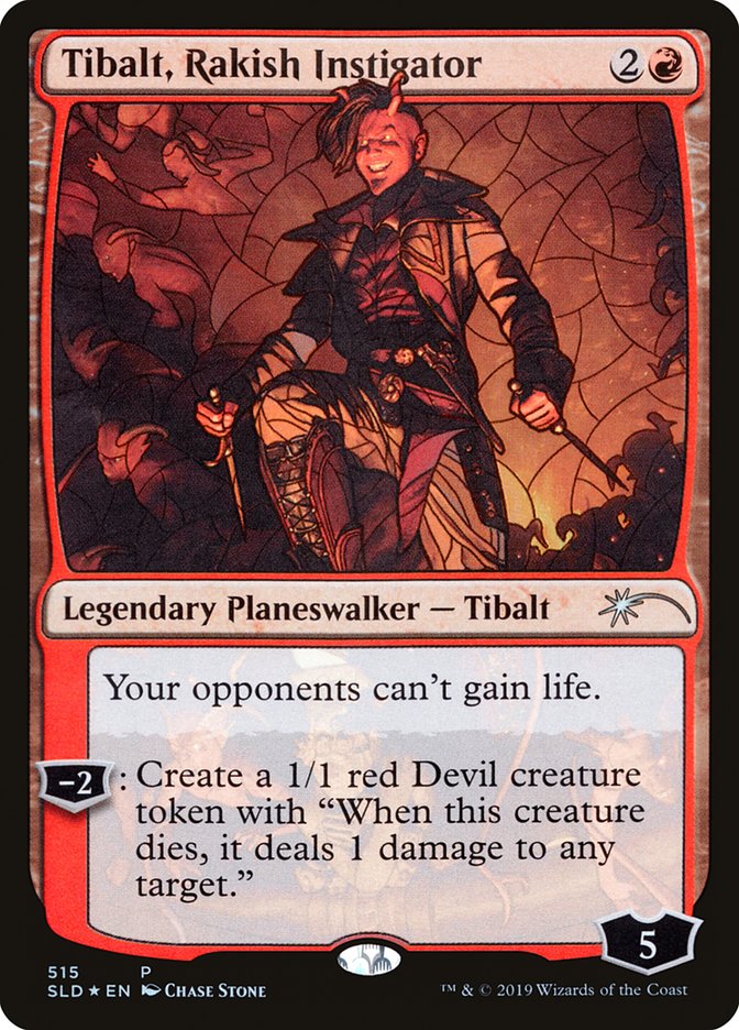 Tibalt, Rakish Instigator (Stained Glass) [Secret Lair Drop Promos] | Exor Games Summserside