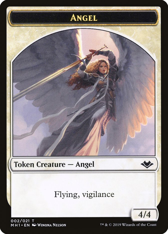 Shapeshifter (001) // Angel (002) Double-Sided Token [Modern Horizons Tokens] | Exor Games Summserside