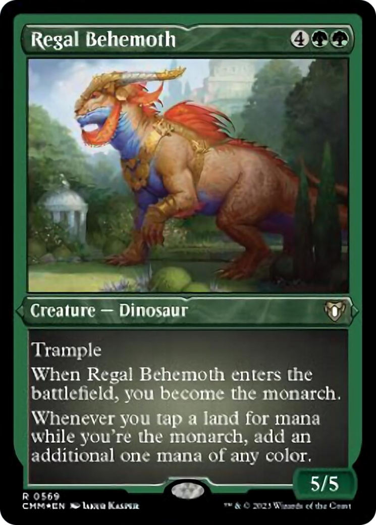 Regal Behemoth (Foil Etched) [Commander Masters] | Exor Games Summserside