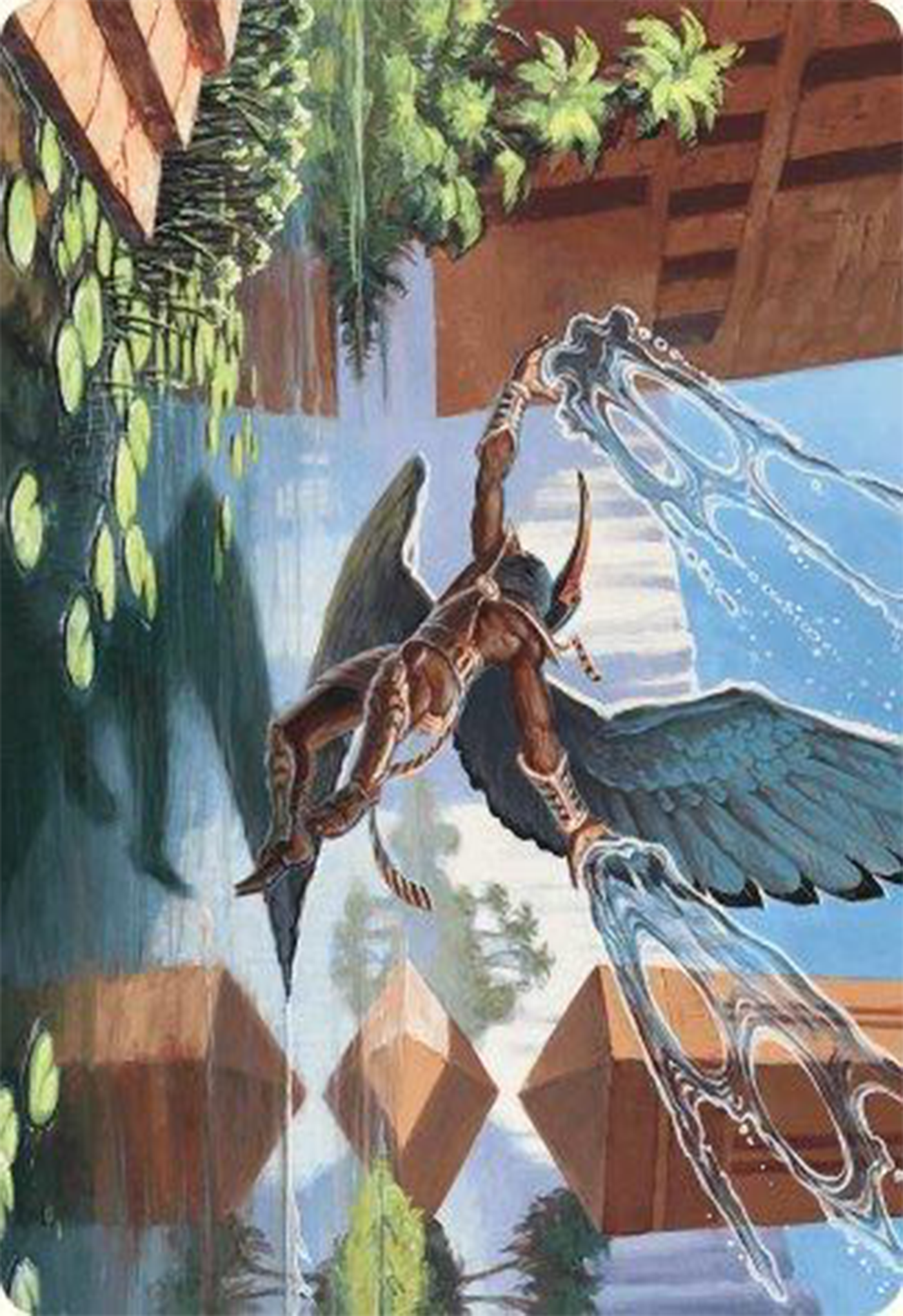 Nadu, Winged Wisdom Art Card [Modern Horizons 3 Art Series] | Exor Games Summserside