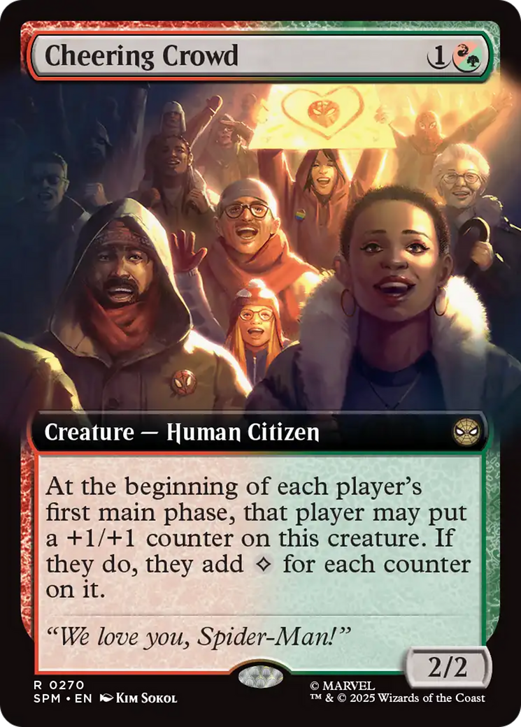 Cheering Crowd (Extended Art) [Marvel's Spider-Man] | Exor Games Summserside