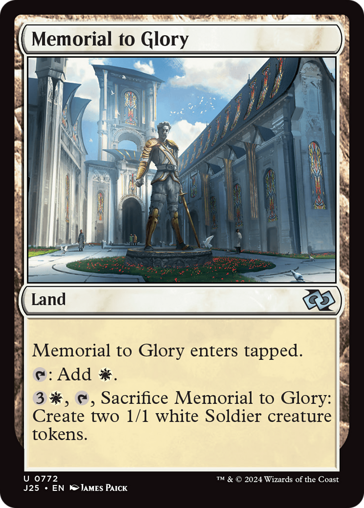 Memorial to Glory [Foundations Jumpstart] | Exor Games Summserside