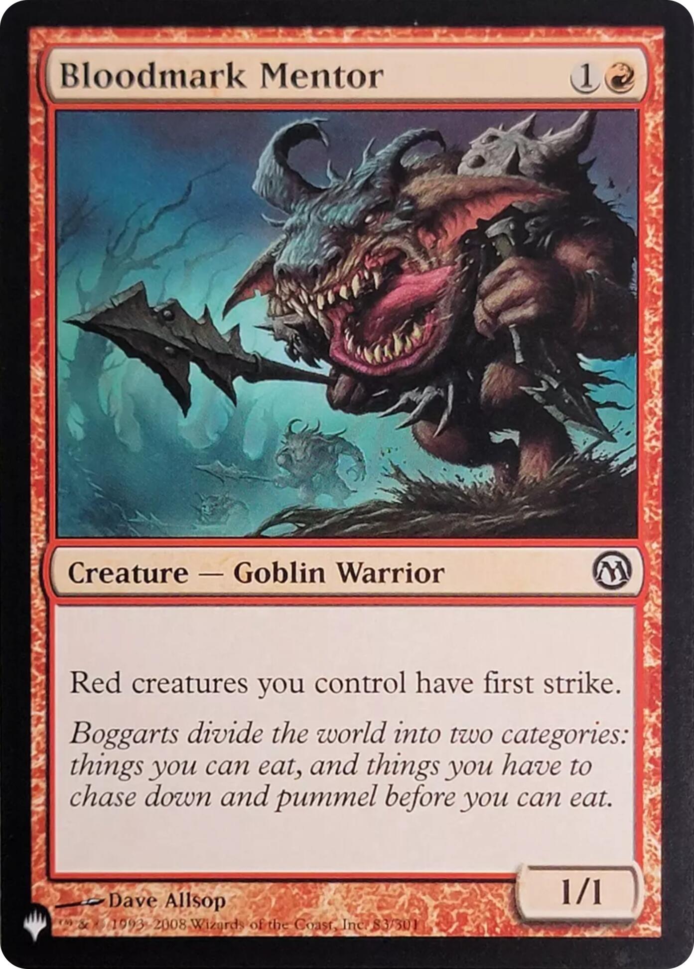 Bloodmark Mentor (83) [The List] | Exor Games Summserside