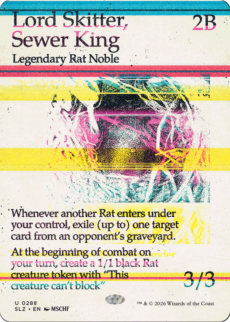 Lord Skitter, Sewer King (0288) [Secret Lair x MSCHF: The Zeta Set] | Exor Games Summserside