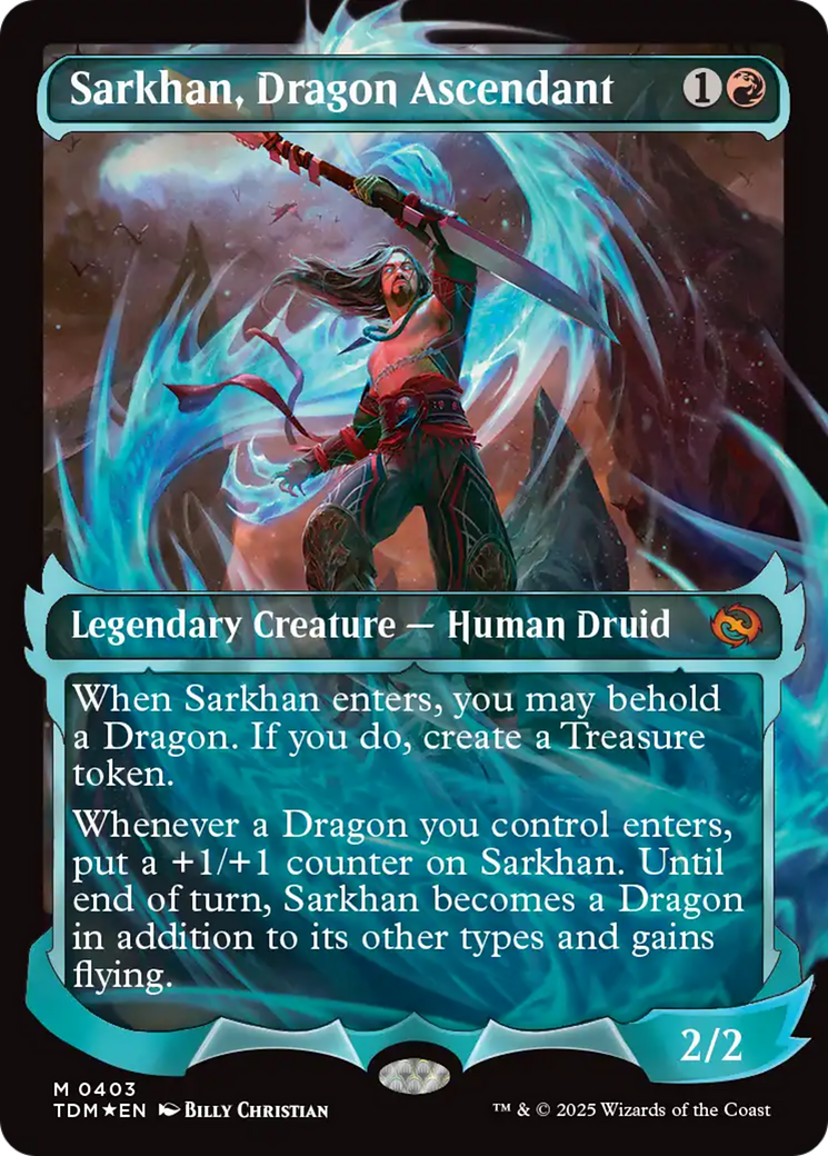 Sarkhan, Dragon Ascendant (0403) (Showcase) [Tarkir: Dragonstorm] | Exor Games Summserside