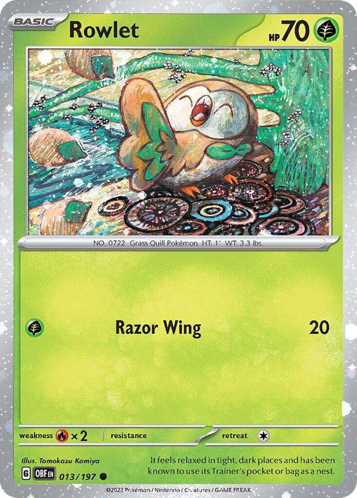 Rowlet (013/197) (Cosmos Holo) [Miscellaneous Cards] | Exor Games Summserside