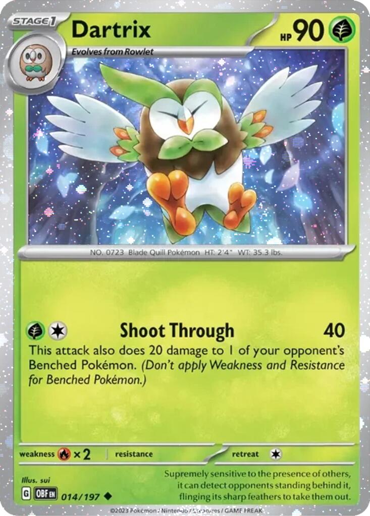 Dartrix (014/197) (Cosmos Holo) [Miscellaneous Cards] | Exor Games Summserside