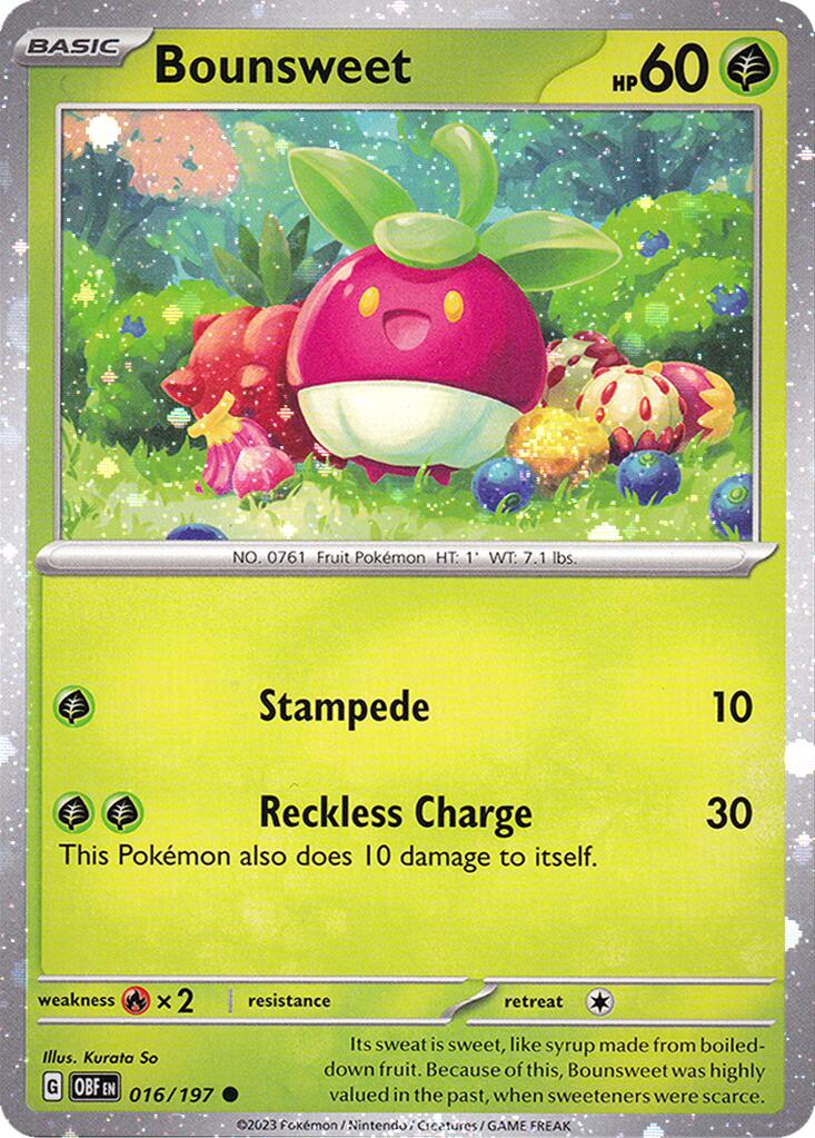 Bounsweet (016/197) (Cosmos Holo) [Miscellaneous Cards] | Exor Games Summserside