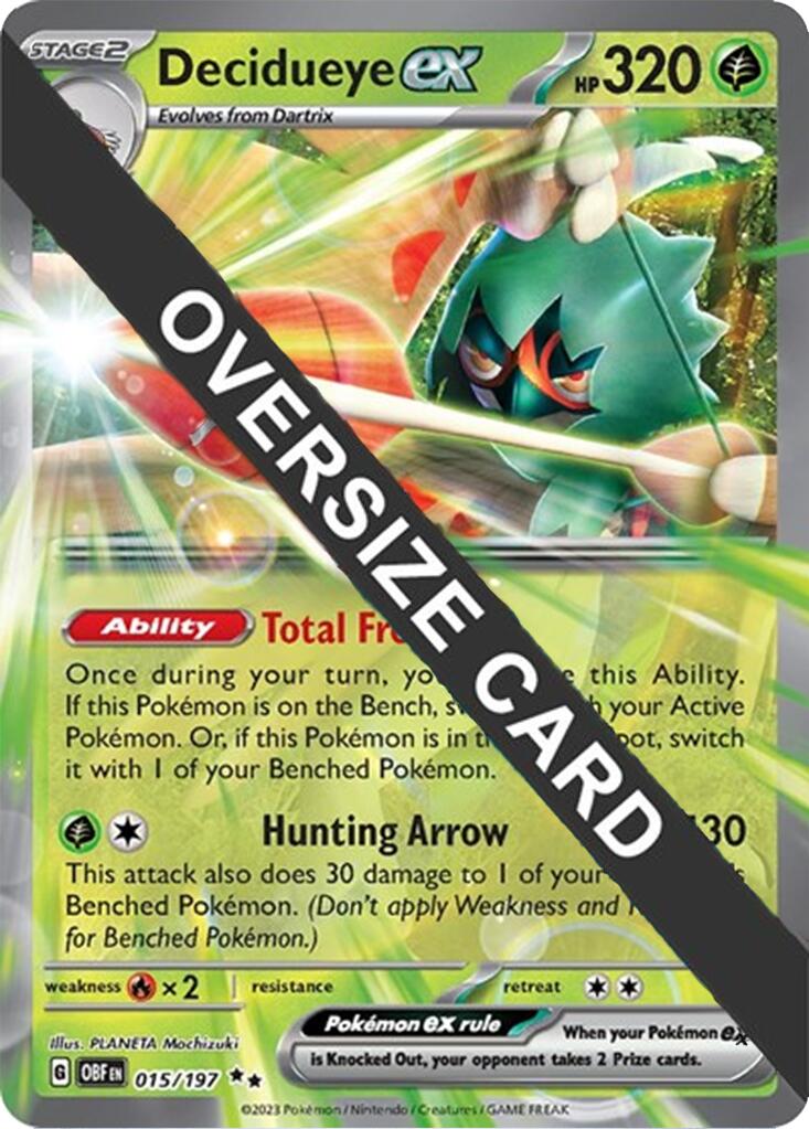 Decidueye ex (015/197) (Jumbo Card) [Miscellaneous Cards] | Exor Games Summserside