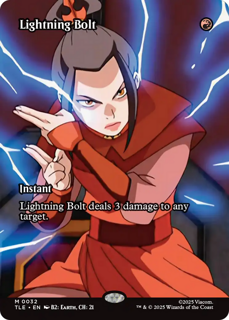 Lightning Bolt (Borderless) [Avatar: The Last Airbender: Eternal-Legal] | Exor Games Summserside