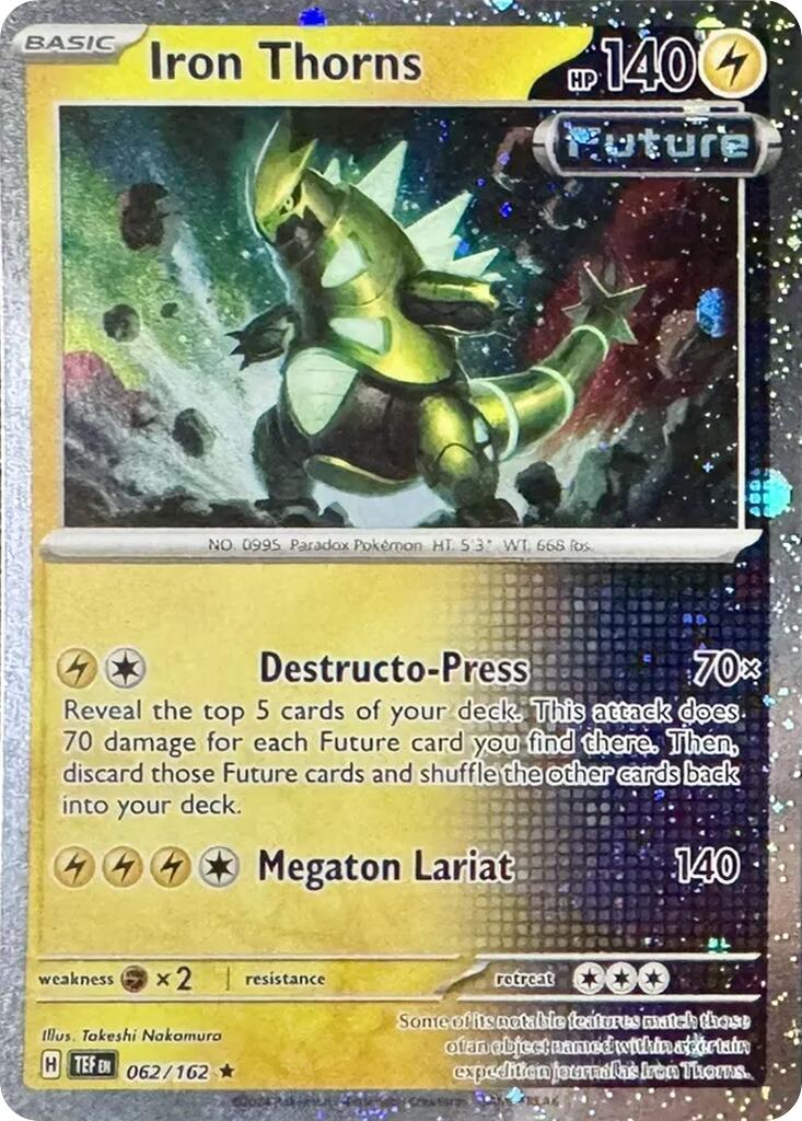 Iron Thorns (062/162) (Cosmos Holo) [Miscellaneous Cards] | Exor Games Summserside