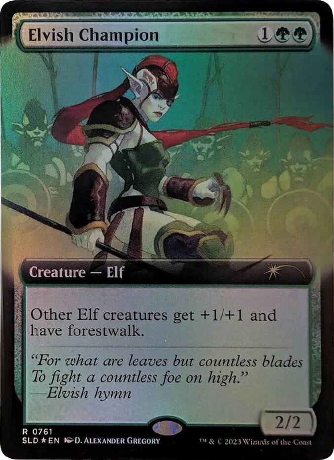 Elvish Champion (Extended Art) [Secret Lair Drop Series] | Exor Games Summserside