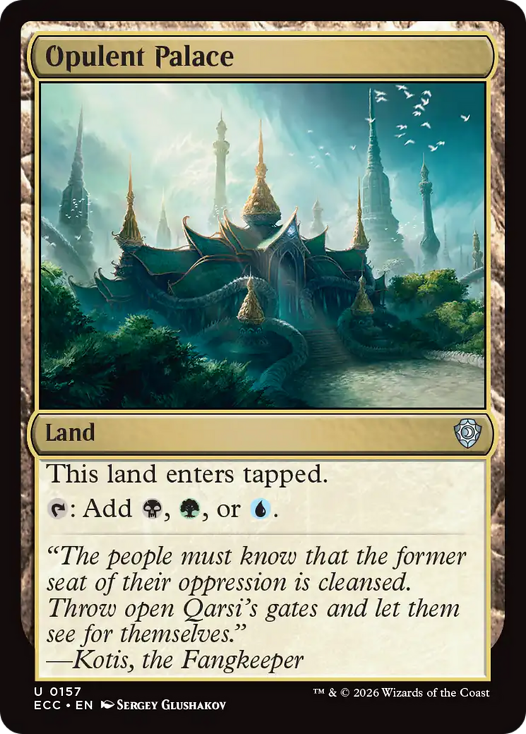 Opulent Palace [Lorwyn Eclipsed Commander] | Exor Games Summserside