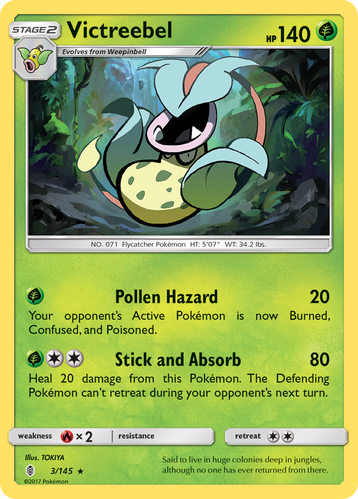 Victreebel (3/145) [Sun & Moon: Guardians Rising] | Exor Games Summserside