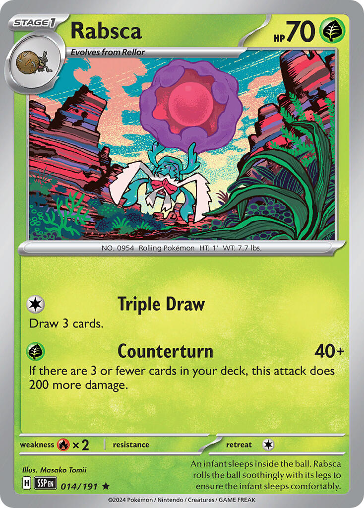 Rabsca (014/191) (Theme Deck Exclusive) [Scarlet & Violet: Surging Sparks] | Exor Games Summserside
