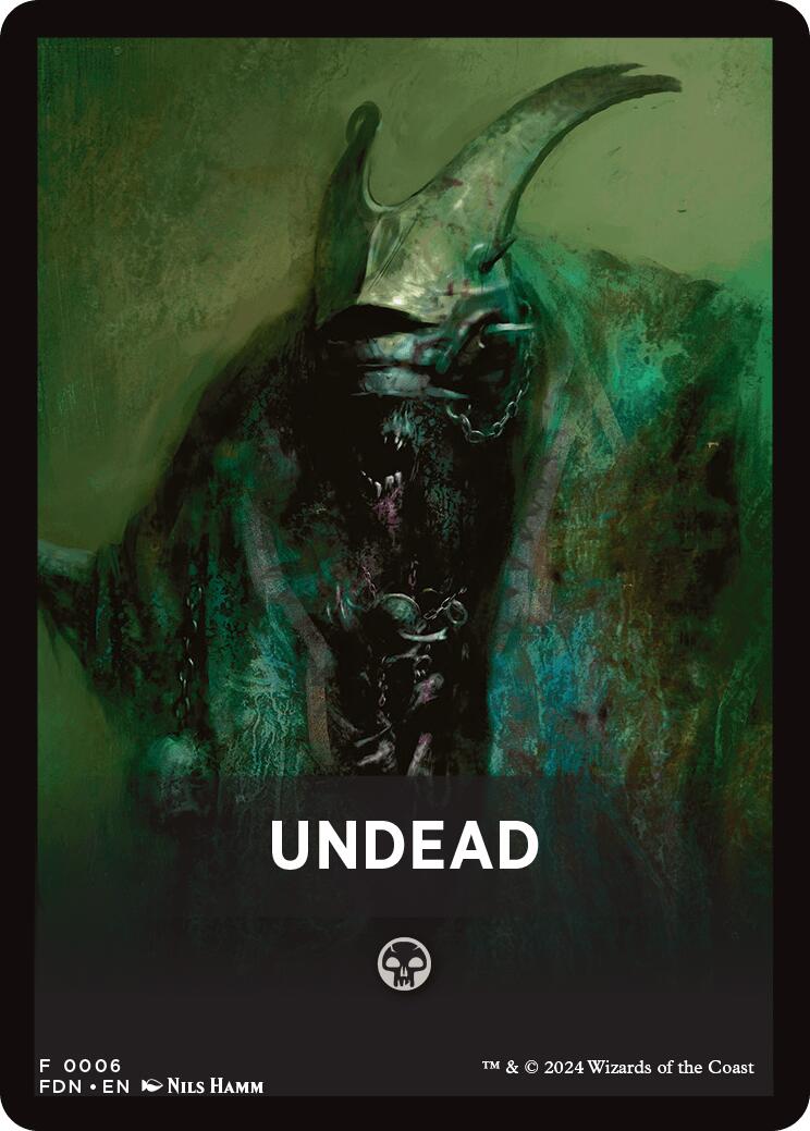 Undead Theme Card [Foundations Tokens] | Exor Games Summserside