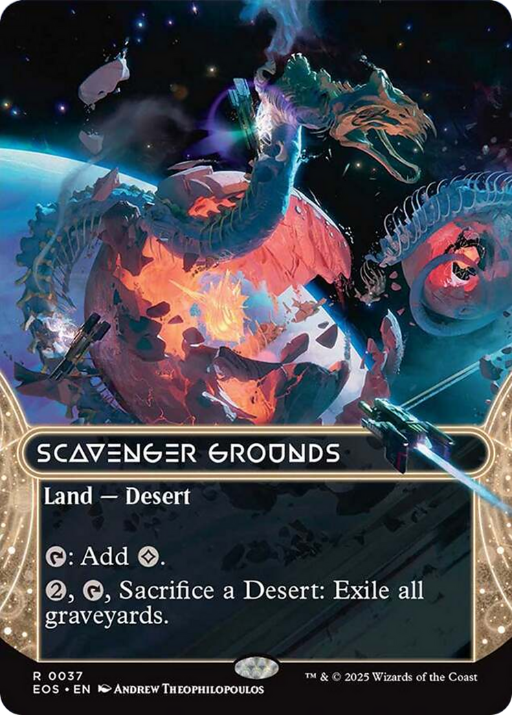 Scavenger Grounds (0037) (Borderless) [Edge of Eternities: Stellar Sights] | Exor Games Summserside