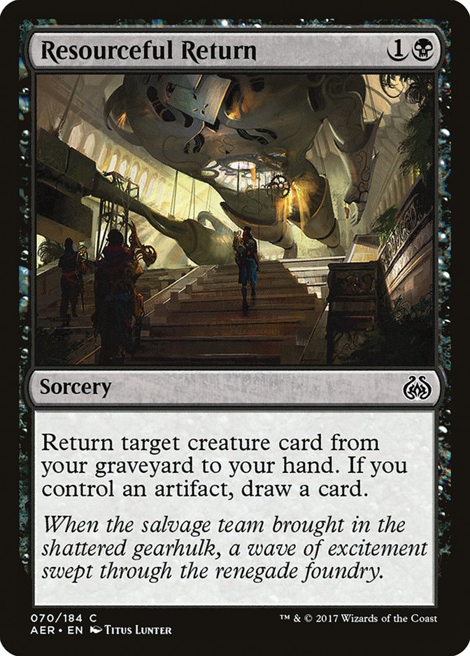 Resourceful Return [Aether Revolt] | Exor Games Summserside