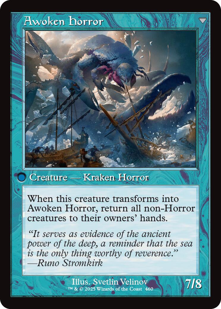 Thing in the Ice // Awoken Horror (Retro Frame) [Innistrad Remastered] | Exor Games Summserside