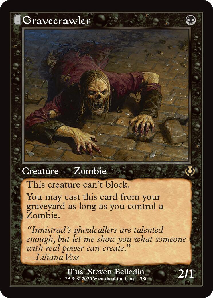 Gravecrawler (Retro Frame) [Innistrad Remastered] | Exor Games Summserside