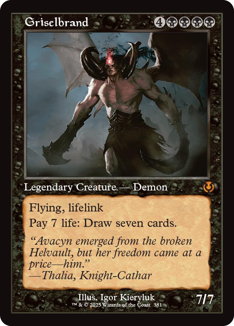 Griselbrand (Retro Frame) [Innistrad Remastered] | Exor Games Summserside
