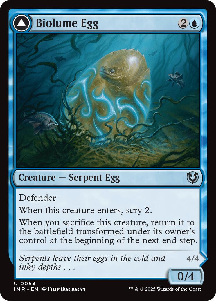 Biolume Egg // Biolume Serpent [Innistrad Remastered] | Exor Games Summserside