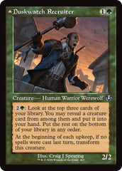 Duskwatch Recruiter // Krallenhorde Howler (Retro Frame) [Innistrad Remastered] | Exor Games Summserside