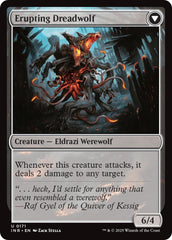 Smoldering Werewolf // Erupting Dreadwolf [Innistrad Remastered] | Exor Games Summserside