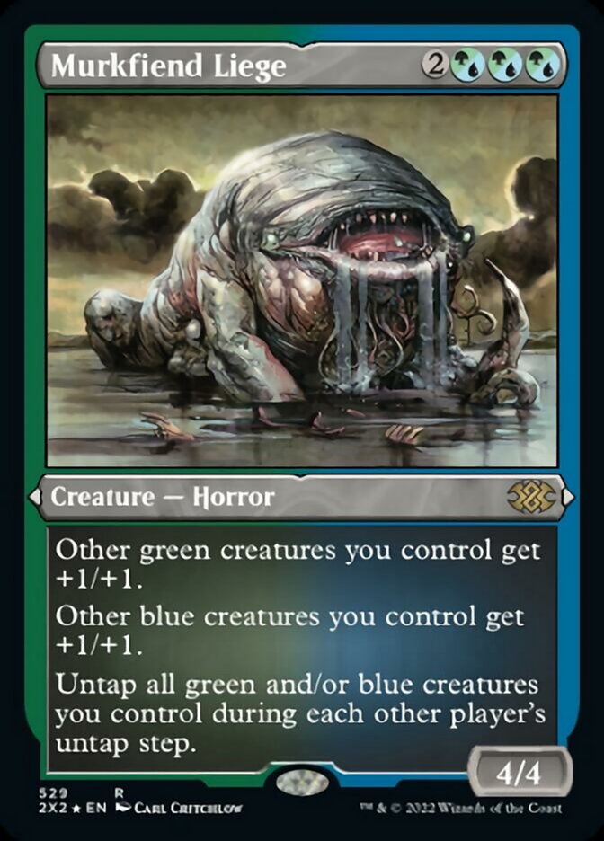 Murkfiend Liege (Foil Etched) [Double Masters 2022] | Exor Games Summserside