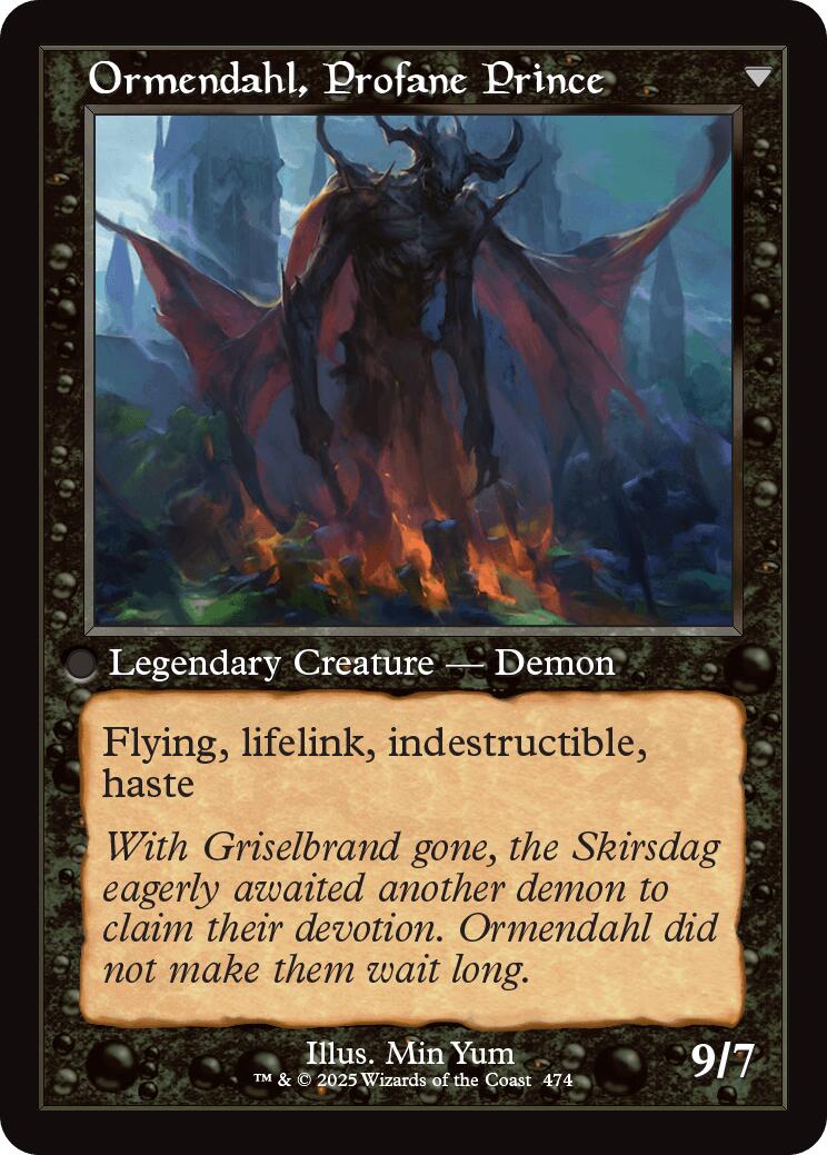 Westvale Abbey // Ormendahl, Profane Prince (Retro Frame) [Innistrad Remastered] | Exor Games Summserside