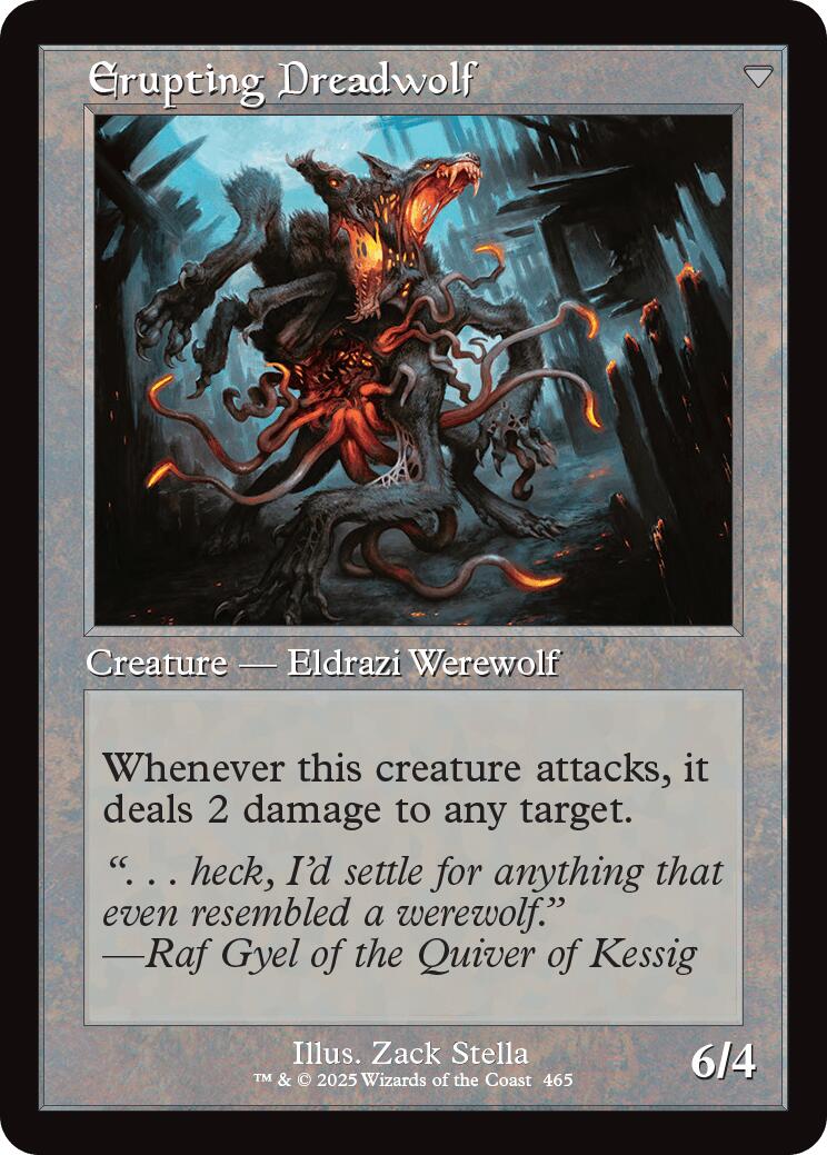 Smoldering Werewolf // Erupting Dreadwolf (Retro Frame) [Innistrad Remastered] | Exor Games Summserside