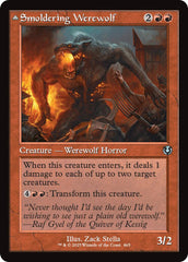 Smoldering Werewolf // Erupting Dreadwolf (Retro Frame) [Innistrad Remastered] | Exor Games Summserside