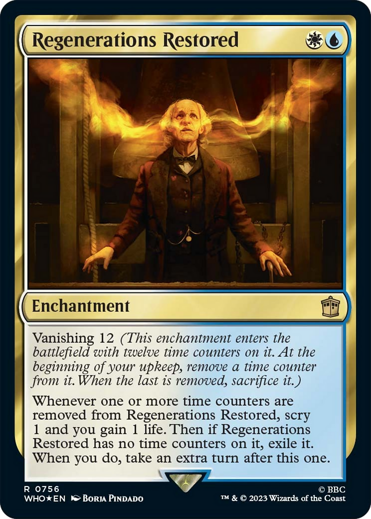 Regenerations Restored (Surge Foil) [Doctor Who] | Exor Games Summserside