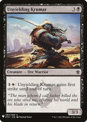 Unyielding Krumar [Mystery Booster] | Exor Games Summserside