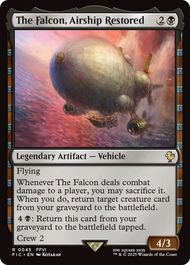 The Falcon, Airship Restored [FINAL FANTASY Commander] | Exor Games Summserside