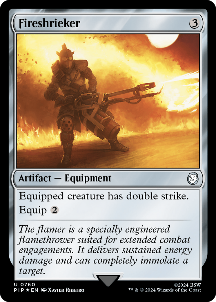 Fireshrieker (Surge Foil) [Fallout] | Exor Games Summserside