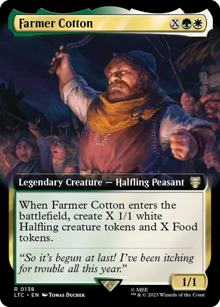 Farmer Cotton (Extended Art) [The Lord of the Rings: Tales of Middle-Earth Commander] | Exor Games Summserside